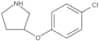 3-(4-Chlorophenoxy)pyrrolidine