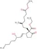 ethyl (13E,15S)-1-ethoxy-15-hydroxy-5-methyl-1,9-dioxoprost-13-ene-8-carboxylate