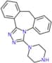 3-(1-Piperazinyl)-9H-dibenzo[c,f]-1,2,4-triazolo[4,3-a]azepine