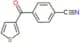 4-(thiophene-3-carbonyl)benzonitrile