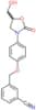 3-({4-[5-(hydroxymethyl)-2-oxo-1,3-oxazolidin-3-yl]phenoxy}methyl)benzonitrile