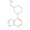 1H-Indole, 4-(4-ethyl-2-morpholinyl)-