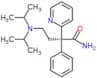 (2S)-4-(dipropan-2-ylamino)-2-phenyl-2-(pyridin-2-yl)butanamide