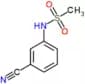 N-(3-cyanophenyl)methanesulfonamide