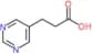 3-pyrimidin-5-ylpropanoic acid