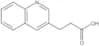 3-Quinolinepropanoic acid