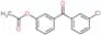 [3-(3-chlorobenzoyl)phenyl] acetate