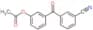[3-(3-cyanobenzoyl)phenyl] acetate