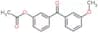 [3-(3-methoxybenzoyl)phenyl] acetate