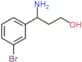 3-amino-3-(3-bromophenyl)propan-1-ol