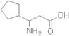 3-Amino-3-cyclopentylpropanoic acid