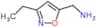 1-(3-ethylisoxazol-5-yl)methanamine