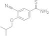 3-Cyano-4-isobutyloxythiobenzamide