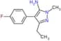 3-ethyl-4-(4-fluorophenyl)-1-methyl-1H-pyrazol-5-amine