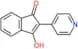 3-hydroxy-2-(4-pyridyl)inden-1-one