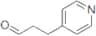 4-Pyridinepropanal(9CI)