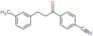 4-[3-(m-tolyl)propanoyl]benzonitrile