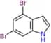 4,6-dibromo-1H-indole