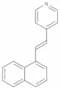 4-[2-(1-Naphthalenyl)ethenyl]pyridine