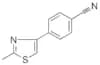 4-(2-Methyl-4-thiazolyl)benzonitrile