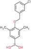 B-[4-[(3-Chlorophenyl)methoxy]-3,5-dimethylphenyl]boronic acid