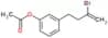 [3-(3-bromobut-3-enyl)phenyl] acetate