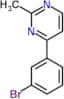 4-(3-Bromophenyl)-2-methylpyrimidine