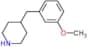 4-(3-methoxybenzyl)piperidine