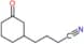 4-(3-oxocyclohexyl)butanenitrile