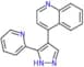 4-[5-(pyridin-2-yl)-1H-pyrazol-4-yl]quinoline