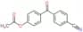 [4-(4-cyanobenzoyl)phenyl] acetate