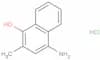 4-hydroxy-3-methyl-1-naphthylammonium chloride