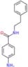 4-amino-N-(2-phenylethyl)benzamide