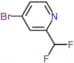 4-Bromo-2-(difluoromethyl)pyridine