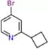 4-bromo-2-cyclobutylpyridine