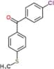 (4-chlorophenyl)[4-(methylsulfanyl)phenyl]methanone