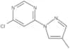 4-Chloro-6-(4-methyl-1H-pyrazol-1-yl)pyrimidine
