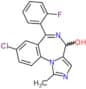8-chloro-6-(2-fluorophenyl)-1-methyl-4H-imidazo[1,5-a][1,4]benzodiazepin-4-ol