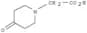 1-Piperidineaceticacid, 4-oxo-