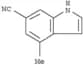 1H-Indole-6-carbonitrile,4-methyl-
