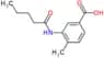 4-methyl-3-(pentanoylamino)benzoic acid