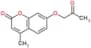 4-methyl-7-(2-oxopropoxy)-2H-chromen-2-one