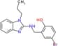 4-bromo-2-{[(1-propyl-1H-benzimidazol-2-yl)amino]methyl}phenol