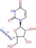 1-[(2R,3R,4S,5R)-5-azido-3,4-dihydroxy-5-(hydroxymethyl)tetrahydrofuran-2-yl]pyrimidine-2,4(1H,3H)…
