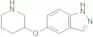 1H-Indazole, 5-(3-piperidinyloxy)-