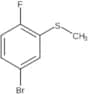 4-Bromo-1-fluoro-2-(methylthio)benzene
