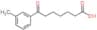 3-Methyl-ζ-oxobenzeneheptanoic acid