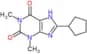 8-Cyclopentyltheophylline