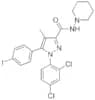 1-(2,4-Dichlorophenyl)-5-(4-iodophenyl)-4-methyl-N-1-piperidinyl-1H-pyrazole-3-carboxamide
