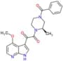 1-(4-methoxy-1H-pyrrolo[2,3-b]pyridin-3-yl)-2-[(2R)-2-methyl-4-(phenylcarbonyl)piperazin-1-yl]-2-o…